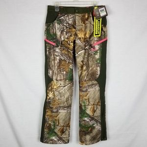 WOMENS Under Armour Real Tree Hunting Pants Sz 8